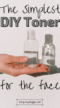 Diy Skin Toner, Homemade Toner, Diy Toner, Minimalist Skincare, Acne Toner, Natural Toner, Ootd Instagram, Diy Skin Care Recipes