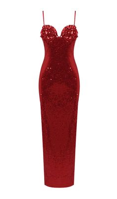 Be the talk of the town in this red, sequin-studded maxi dress! Sparkles and flower details make the look, with strappy cami-style straps that give a modern, flirty vibe. One thing's for sure - no one will forget you in this show-stopping ensemble! Material: Sequin (100% Polyester)Invisible zipper opening at the backStretch Factor: Slight Stretch Gentle Dry Clean OnlyColour may vary due to lighting on images. The product images (without model) are closest to the true colour of the product.Item r Slip Maxi Dress, Satin Corset Dress, Plus Size Corset, Talk Of The Town, Linen Mini Dress, Red Sequin, The Talk, Plus Size Shopping, Leather Dresses