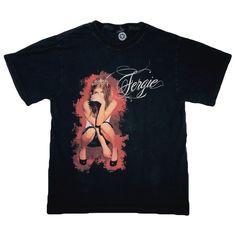 Vintage FERGIE t-shirt Fits like XS/S Distressed by hand SIZE / COLOR / DISTRESSING / OTHER IMPERFECTIONS MAY VARY HAND WASH COLD / DRY FLAT ALL SALES FINAL Distressed Y2k Crew Neck T-shirt, Y2k Distressed Crew Neck T-shirt, Y2k Distressed T-shirt For Streetwear, Y2k Distressed Cotton T-shirt, Band Merch T-shirt With Vintage Print For Streetwear, Vintage Band Tees, Vintage Band, Shirt Fits, Band Tees