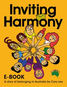 the book cover for invining harmony by e - book, featuring children's faces