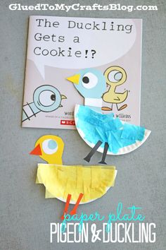 the duckling gets a cookie? book and craft activity for kids to learn how to make it