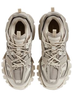 Find BALENCIAGA Track Sneakers on Editorialist. Mesh and faux leather upper. Lace-up closure. Front and back pull loops. Logo details. Rubber sole Balenciaga Shoes Mens, Balenciaga Track Sneaker, Balenciaga Track Sneakers, Track Sneakers, Balenciaga Men, Balenciaga Women, Balenciaga Sneakers, Balenciaga Track, Balenciaga Shoes