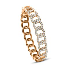 18 Karat Gold 5 CTW Round Brilliant Diamond Hinged Link Bangle Bracelet. Exclusive Fashion, Gold Jewelry Fashion, Brilliant Diamond, Bangle Bracelet, Round Brilliant, Diamond Bracelet, Beautiful Jewelry, Gold Diamond, Bangle Bracelets