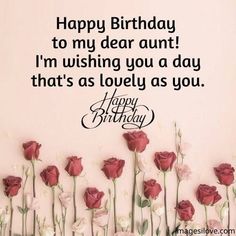 Happy Birthday Aunt Images With Quotes, Wishes, Messages Aunt Happy Birthday Wishes, Birthday Aunt From Niece, Happy Birthday Auntie Wishes, Aunt Birthday Wishes