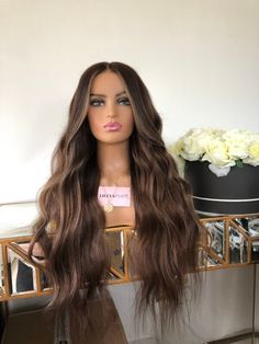 Light Natural Blonde, Middle Side Part, Medium Ash Blonde, Blonde Roots, Medium Blonde, Natural Blondes, Balayage Brunette, Brown To Blonde, Wig Making