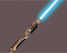 a pen with a light saber attached to it