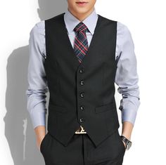 Style: England StyleApplicable Season: Four SeasonsOrigin: CN(Origin)Material: CottonMaterial: PolyesterApplicable Scene: DailyGender: MENFabric Type: BatikModel Number: 191114101Item Type: Vests Casual Suit Vest, Black Suit Vest, Mens Business Casual, Business Vest, Vests Men, Business Casual Suit, Vest Suit, Slim Fit Suit Men, Business Jacket