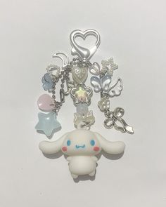 sooooooo… new keychain I made!!! 😙😙 since it’s school holidays for me I’ve decided to get a little back into jewelry making (hopefully for a while) website is currently closed but you can still shop for my pieces on depop!! dm me for any questions regarding shipping etc. thanks 🥰❤️ #cinnamoroll #sanrio#jewelry#handmade#keychains#trinkets#sanriocore #cute#charms#accessories #bagcharm #keychainsforsale #cinnamorollsanrio #beads#smallbusiness Sanrio Jewelry, Sanrio Keychain, Cinnamoroll Sanrio, Handmade Keychains, Sanrio Cinnamoroll, Keychain Cute, Charm Keychain, Handmade Charms, School Holidays