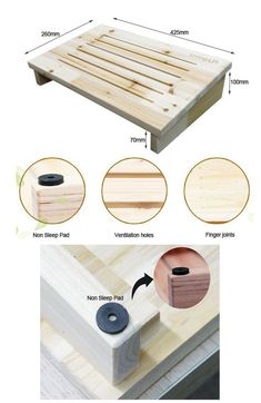 the instructions to build a wooden bed frame for a child's room or playroom