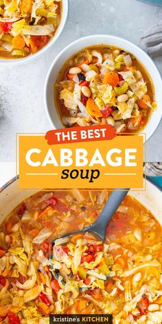 the best cabbage soup is in two bowls