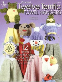 crochet towel and hat patterns for towels, hats, mittens and gloves