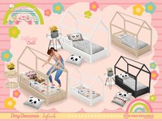 The Sims Resource - Daydreamer Infants Games Car, Baby Deco, Sims Packs, Sims 4 House Plans, Dress Up Games, Sims 4 Body Mods