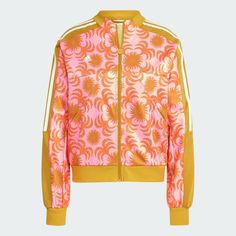 adidas x FARM Rio Tiro Track Jacket - Pink | Free Shipping with adiClub | adidas US Adidas Tracksuit, Polo T Shirts, Adidas Sportswear, Adidas X, Women Lifestyle, Stella Mccartney Adidas, Farm Rio, Mens Sportswear, Summer 24