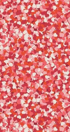 an abstract red and white background with small hearts in the shape of heart shaped shapes