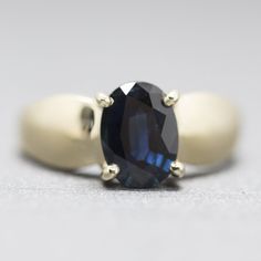 Classic Ethical Sapphire Ring, Modern Lab-created Sapphire Ring, Sapphire Solitaire Ring, Sapphire Solitaire, Fashion Set, Solitaire Ring, Blue Sapphire, Gemstone Rings, Sapphire