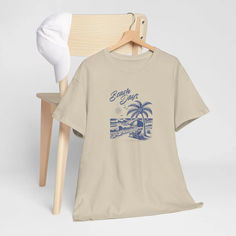 This tee is a classic fit, ensuring a comfy and relaxed wear for any casual or semi-formal occasion. It is made from 100% US cotton, ethically grown and harvested, making it sustainable and highly durable. Ideal for beachgoers and summer enthusiasts. Beach Days, Beach Day, Formal Occasion, Semi Formal, Summer Casual, Summer Vibes, Cotton Tee, Heavy Cotton, Tee Shirt