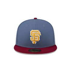 The San Francisco Giants Deep Blue 59FIFTY Fitted Cap features an embroidered Giants logo at the front panels with a matching MLB Batterman logo at the rear. Additional details include a 60th Anniversary patch at the right-wear side and a green undervisor. Giants Logo, Atlanta United Fc, Columbus Crew, All Nba Teams, Fc Dallas, Tampa Bay Rays, New Orleans Pelicans, Utah Jazz, 60th Anniversary