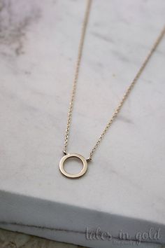 Karma Necklace Karma Circle Pendant 14k Gold by TalesInGold Minimalist Yellow Gold Open Circle Necklace, Minimalist Circle Necklace For Anniversary, Minimalist 14k Gold Open Circle Necklace, Minimalist Yellow Gold Circle Necklace, Minimalist Circle Necklace For Everyday, Minimalist Everyday Circle Necklace, Everyday Rose Gold Circle Necklace, Everyday Rose Gold Necklace, Gold Circle Necklace