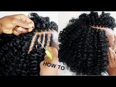 Easy Crochet Braids, Crochet Braids Hairstyles Curls, Wand Curl Crochet Hair, Crochet Braids Marley Hair, Crochet Braid Pattern, Braids Natural, Braids Short, Braids Easy, Very Easy Crochet