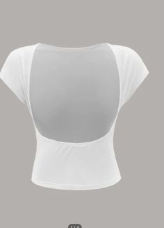 White Backless Top, Crop Top Blanc, Crop Top Summer, Colorful Crop Tops, Baby Tees Y2k, Y2k Clothes, Backless Top, Workout Crop Top, Summer Crop Tops