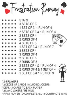 the instructions for how to play an interactive card game