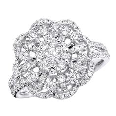 Item Code: 803110&#44 Expensive Diamond Ring, Cluster Diamond Ring, Diamond Ring For Women, Flower Cluster, Diamond Heart Ring, Diamond Fashion Rings, Gold Gemstone Ring, Gold Cocktail Ring, Right Hand Rings