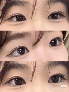 Korean Eyes Aesthetic, Asian Eye Aesthetic, Korean Aesthetic Nails, Asian Eyes Aesthetic, Doll Eyes Aesthetic, Douyin Makeup On Hooded Eyes, Douyin Eyes, Ulzzang Eyes, Natural Douyin Eye Makeup