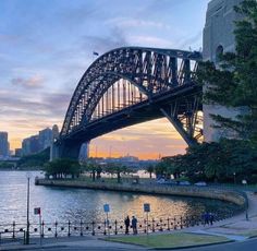 the sydney harbour bridge is one of australia's most famous bridges