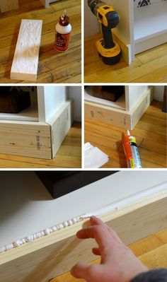 the process for making a diy drawer