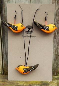 Goldfinch Jewelry Set by ForestFloorCarvings on Etsy Carved Orange Jewelry For Gifts, Carved Orange Jewelry For Gift, Carved Yellow Jewelry Gift, Carved Yellow Jewelry For Gift, Yellow Carved Jewelry Gift, Spartanburg Sc, Goldfinch, Jewelry Set, Necklace Etsy