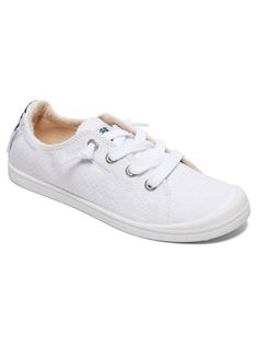 PRICES MAY VARY. ROXY BAYSHORE SNEAKER: Ease into vacation mode with the relaxed style and everyday comfort of the Roxy Bayshore sneakers LIGHTWEIGHT & COMFORTABLE: The Roxy Bayshore features a memory foam padded insole with print and terry lining for added comfort; Classic slip on sneaker that's perfect for a trip to the beach or on the go for beach-ready style QUALITY & DURABLE: The Bayshore has a soft, textile upper with a stretchy collar that allows for slip-on ease ROXY: Shop our collection Boots Leggings, Roxy Girls, Beach Stores, Roxy Women, Sperry Sneaker, Girls Club, Sneakers Online, Hair Stuff, Shoes And Boots