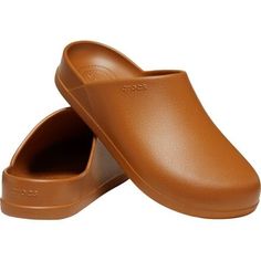 The Dylan Clog melds the classic styling of mules with the unbelievable comfort of Crocs' classic Croslite material. The soft cushioning of the footbed keeps our feet fresh for long walks along the boardwalk or hours of chores around the house and backyard. The easy slip-on style stays next to the door so we can slide them on as we head out of the house, but there's no guarantee we'll want to take them off when we get back home. Dylan Clog, Long Walks, Personal Marketing, Leather Slip Ons, The Door, The House, Clogs, Slip On