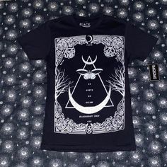 Black Craft Cult Elemental Tee Offers Welcome! Brand New With Tags Size Xtra Small (Xs) Unisex Alternative Black Festival T-shirt, Black Edgy Cotton T-shirt, Alternative Black Cotton T-shirt, Gothic Graphic Print T-shirt For Alternative Fashion, Witchy Short Sleeve Cotton T-shirt, Black Craft, Velvet Shorts, Distressed Tee, Velvet Shirt