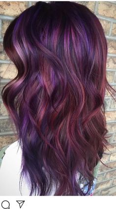 Violet Hair Color, Red Violet Hair, Violet Hair Colors, Maroon Hair, Dark Purple Hair, Plum Hair, Temporary Hair Dye, Wine Hair, Latest Hair Color