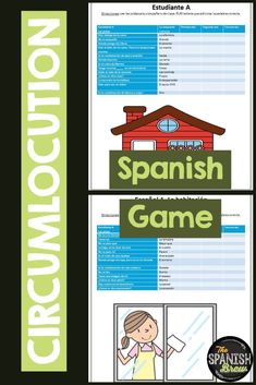 the spanish game for kids to learn how to read and understand what they are doing