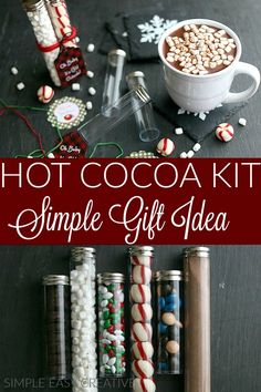 hot cocoa kit for simple gift idea