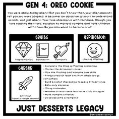 a poster with instructions on how to use oreo cookies