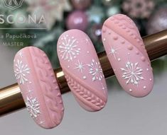 Nail Art Noel, Nagel Tips, Christmas Nails Easy, Sweater Nails, Luxury Nails, Chic Nails