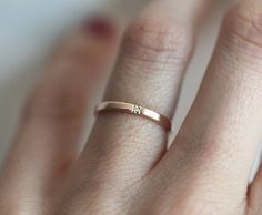 A simple & minimalist diamond band ring in 14k or 18k gold, pictured in rose gold. Perfect as a stacking or wedding ring.
The design can be made with gemstones of your choosing. If you would prefer a custom ring, please contact us before purchase.
Details Gemstone: white diamond Measurements: approx. 1.2mm Quality: color G, VS clarity, conflict-free
Band measurements: approx. 1.6mm wide Material: 14k solid yellow gold, white gold, rose gold or 18k solid yellow gold, white gold, rose gold or plat Minimalist Wedding Ring, Rose Gold Diamond Band, Minimalist Wedding Rings, Ring Rosegold, Wedding Ring For Her, Simple Rose, Gold Diamond Wedding Band, Wedding Rings Rose Gold, Morganite Engagement