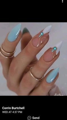 Easy Nails, Almond Nails Designs, Nailed It, Dream Nails