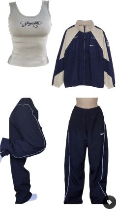 Trendy Dance Outfits, Tracksuit Workout Outfit, Aesthetic Tracksuit Outfit, Outfit Ideas 2000s Style Hip Hop, Track Clothes Workout Outfits, 90s Adidas Tracksuit, Training Clothes Aesthetic, Aesthetic Joggers Outfit, Y2k Outfits Sweatpants