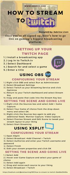 a poster with instructions for how to stream on the internet and what to use it