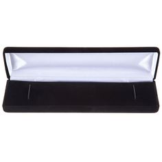 Give the gift of pristine jewelry in 8" x 2" Black Velvet Bracelet Box. Constructed with a hinged opening and velvet-like surface, this pretty box will display a piece of jewelry in classic, elegant style. Slip a bracelet inside, and gift it to the lucky recipient!       Dimensions:          Length: 8"        Width: 2"        Height: 1 1/8"          Package contains 1 piece. Velvet Bracelet, Classic Elegant Style, Jewelry Organizer Storage, Organization Gifts, Bracelet Box, Gadgets And Gizmos, Pretty Box, Black Gift Boxes, Classic Elegant