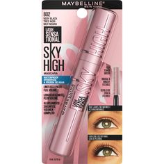 Lash Sensational Sky High Mascara, Sky High Mascara, Mascara Maybelline, Maybelline Mascara, Lash Sensational, Maybelline Lash Sensational, Brown Mascara, Bamboo Extract, Maybelline Makeup