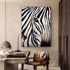 Nature-Inspired Horse Wall Art - Extra Large Canvas Print 🖼️🌲 - The Perfect Vertical Decor for Your Home Large Animal Artwork, Modern Oil Painting Ideas, Zebra Painting Abstract, Zebra Canvas Painting, Art Work For Living Room, Zebra Abstract, Modern Abstract Art Painting, Modern Wall Art Painting, Zebra Artwork