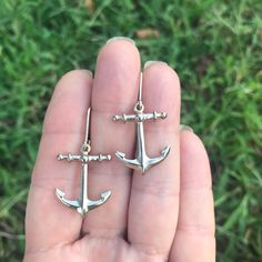 Lovely Anchor Earrings Sterling Silver Earrings For Everyday Summer Wear, Everyday Summer Pierced Earrings, Summer Everyday Pierced Earrings, Anchor Earrings, Earrings Color, Pearl Earrings, Jewelry Earrings, Fast Delivery, Womens Sizes