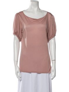 Arias T-ShirtPinkShort Sleeve with Bateau NecklineSize not listed, estimated from measurements.Fit:Tops by Arias typically fit true to size. Pink Fitted Short Sleeve Top, Pink Fitted Top With Short Sleeves, Summer Pink Scoop Neck T-shirt, Fitted Pink Short Sleeve T-shirt, Pink Stretch T-shirt With Scoop Neck, Pink Stretch Feminine Tops, Feminine Pink Tops With Short Sleeves, Feminine Pink Short Sleeve Tops, Feminine Pink Short Sleeve T-shirt