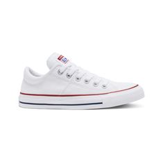 A sporty take on classic Chucks, with extra padding for all-day comfort. Converse Chuck Taylor All Star Madison Canvas For Women In White, Size 8.5 Women In White, Shoe For Women, Custom Boots, White Shoes Sneakers, White Converse, Converse Sneakers, Converse Chuck Taylor All Star, Athletic Outfits, Womens Converse