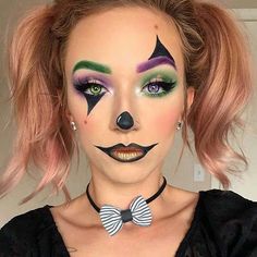 Horror Smink, Nem Halloween Makeup, Makijaż Sugar Skull, 2018 Hairstyles, Pelottava Halloween, Maquillage Halloween Simple, Obličejové Masky, Makeup Clown