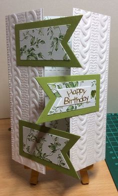 a close up of a birthday card on a table